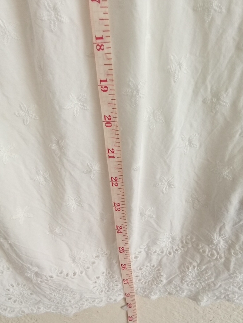 TORRID White Eyelet Ruffle Tank - Picture 5 of 13